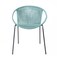 Armen Living Snack Indoor Outdoor Stackable Steel Dining Chair with Wasabi Rope, PK2 LCSNSIWSB - alternate 9
